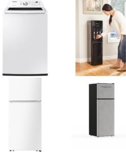 6 Pallets – 40 Pcs – Bar Refrigerators & Water Coolers, Freezers, Refrigerators, Laundry – Customer Returns – Primo Water, HISENSE, Galanz, Primo