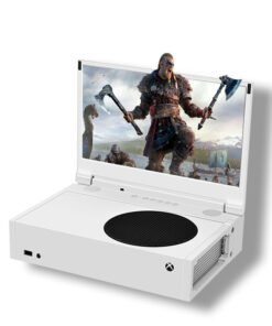 G-STORY 12.5 Inch 4K HDR Portable Game Monitor IPS Screen for Xbox Series S with 3D Stereo 2 HDMI 2pcs Earphone Ports Remote Control Support Switch Game Mode
